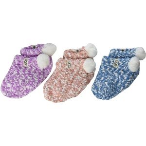 UGG Pom Pom Ankle Socks Set Of 3